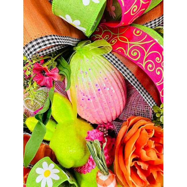 Large Designer Spring Easter Floral Door Swag